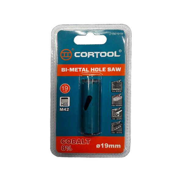 Sierra copa HSS cobalto para corte de metales 19 mm CT6009