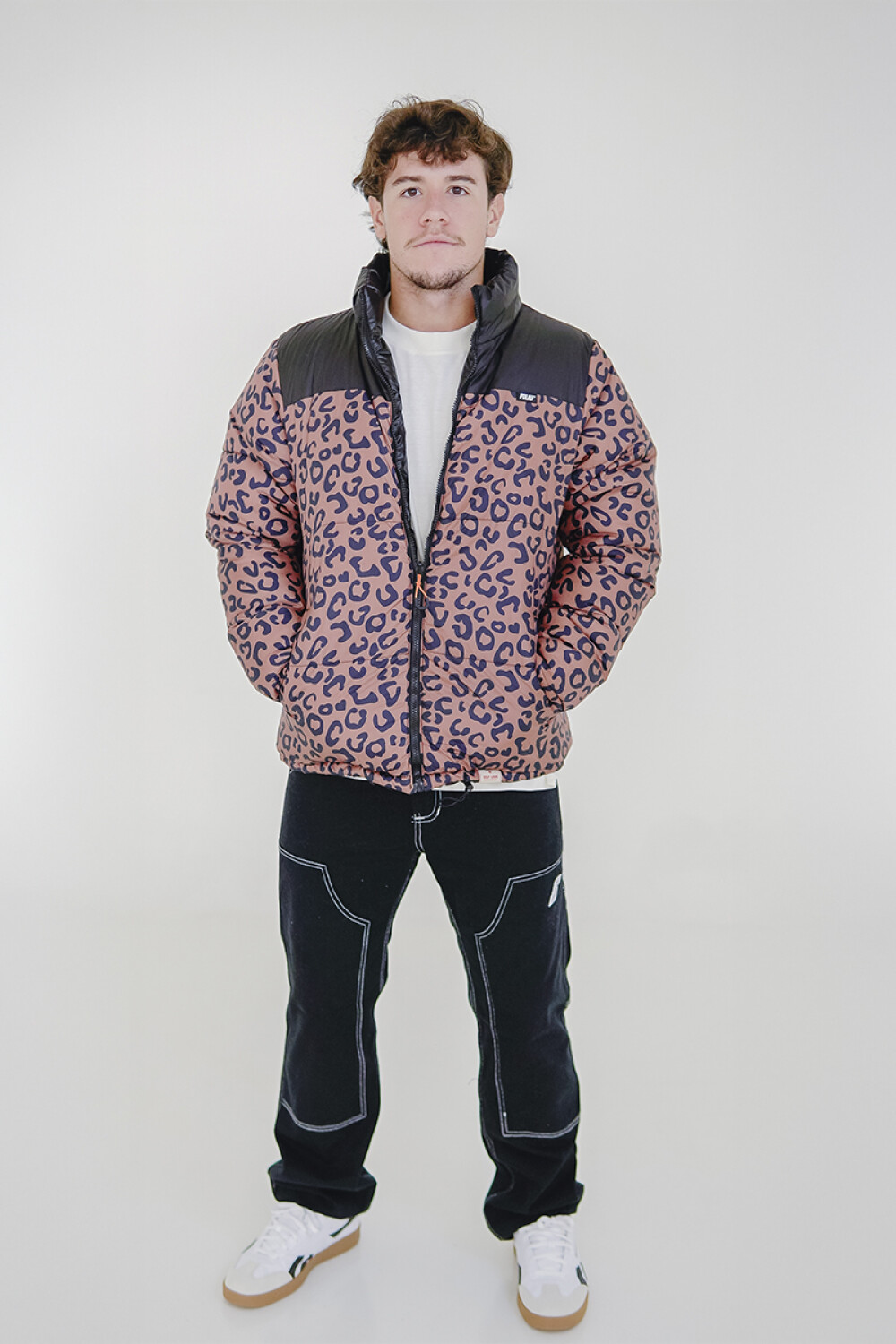 Campera Pulau Puffer Gloffy Reversible Negro