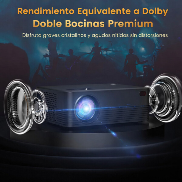 Proyector H5 Led Wifi Bluetooth Control Hdmi PROYECTOR H5 LED WIFI BT