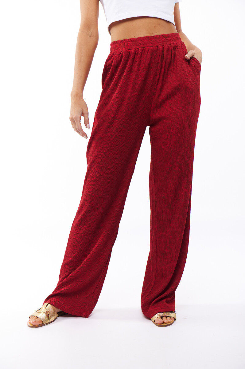 PANTALON ROMILDA - ROJO 