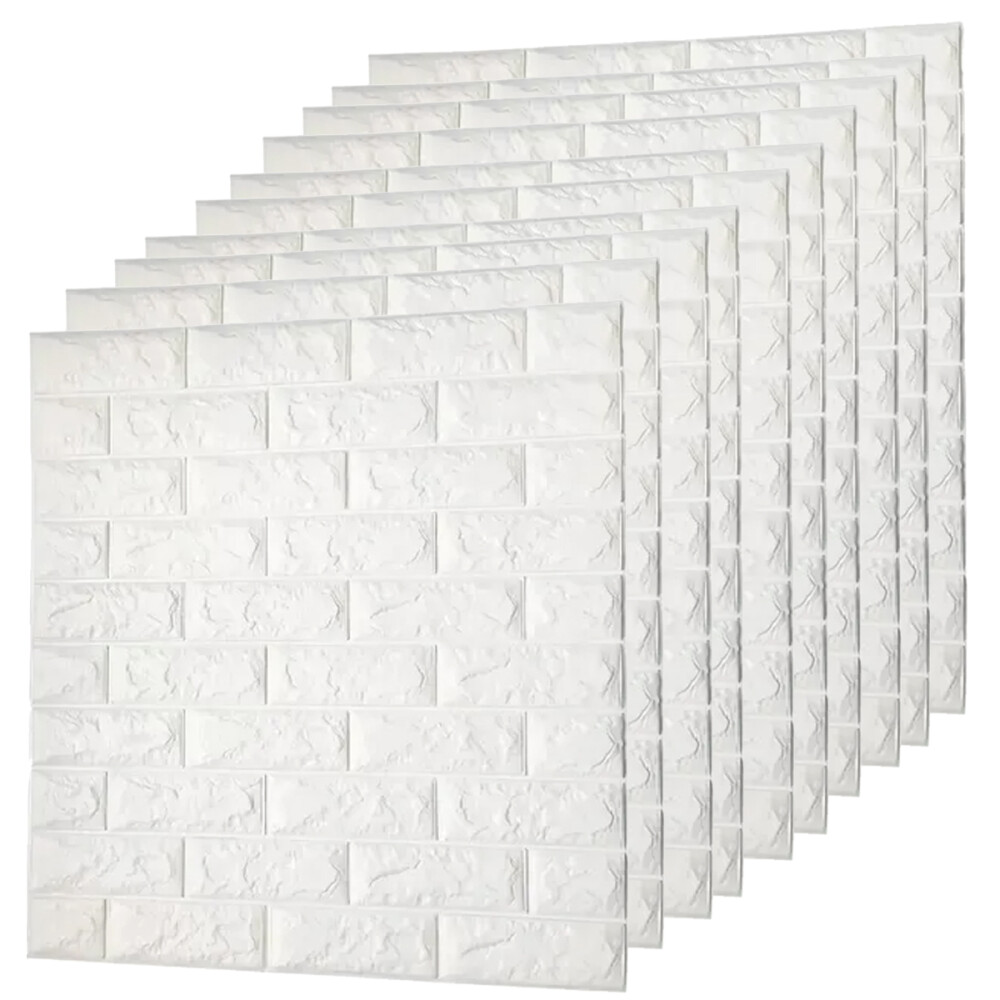 Placas Autohadhesivas Pack x50 Para Revestimiento Para Pared Blanco