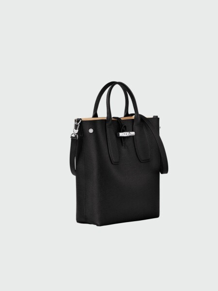 Longchamp -Bolso de hombro talle M, Roseau Negro