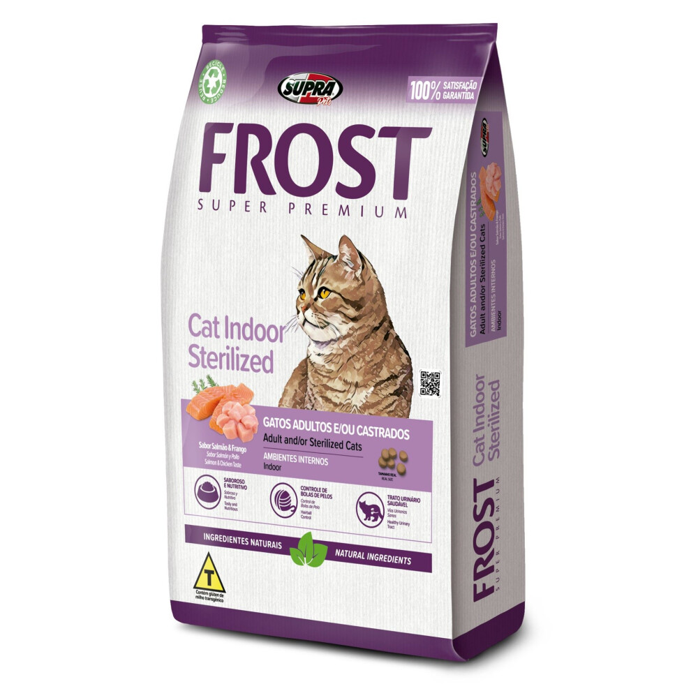 FROST GATO - INDOOR CASTRADO 7,5 + 1 KG FROST GATO - INDOOR CASTRADO 7,5 + 1 KG
