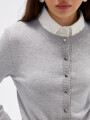 Saco Sylven Gris Melange Medio