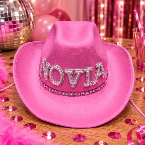 Sombrero Cowboy NOVIA ROSA