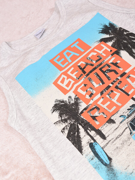 MUSCULOSA FOREVER BEACH GRIS
