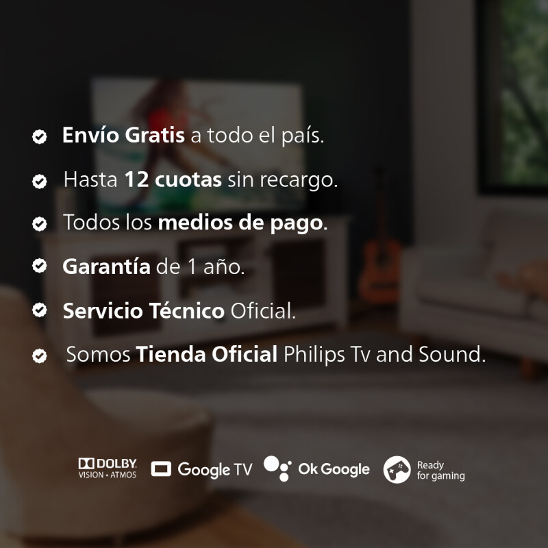 TV Philips 43" Google TV Ambilight 4K UHD TV Philips 43" Google TV Ambilight 4K UHD