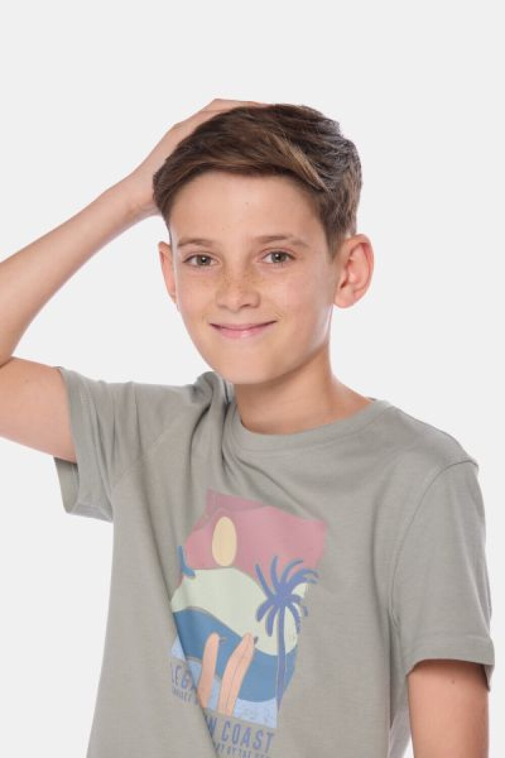 REMERA ESTAMPADA Verde