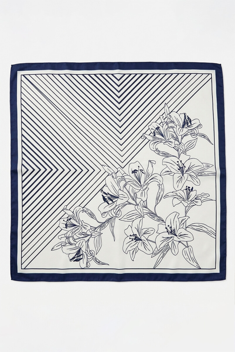 FOULARD RAYAFLOR - AZUL 