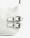 City Cartera City Con Hebillas - Blanco Crudo