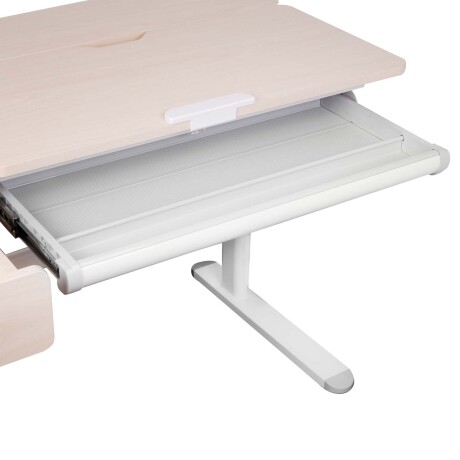 ESCRITORIO REGULABLE KIDS MDF-Y-METAL BLANCO GALILEO 1,2M