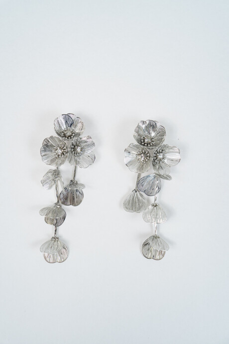 Caravana Florcita Plateado