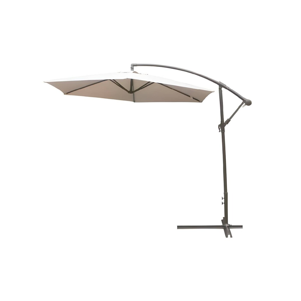 Sombrilla Just Home Collection lateral 270 cm Taupé 