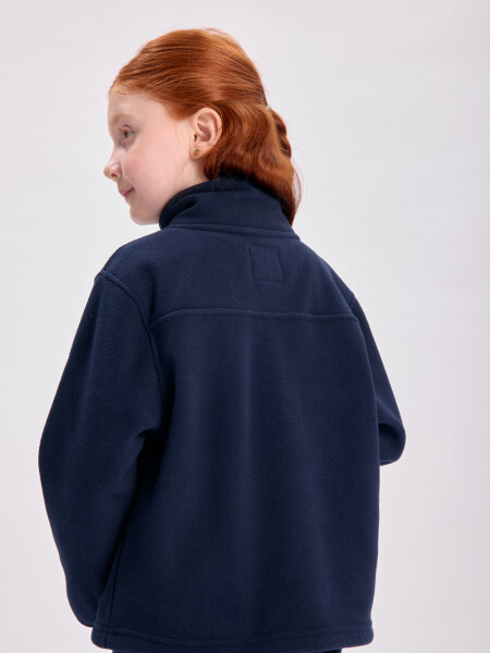 Campera polar Azul