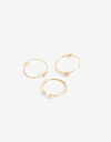 Sets Anillos Metal Sets Anillos, Acero - Dorado
