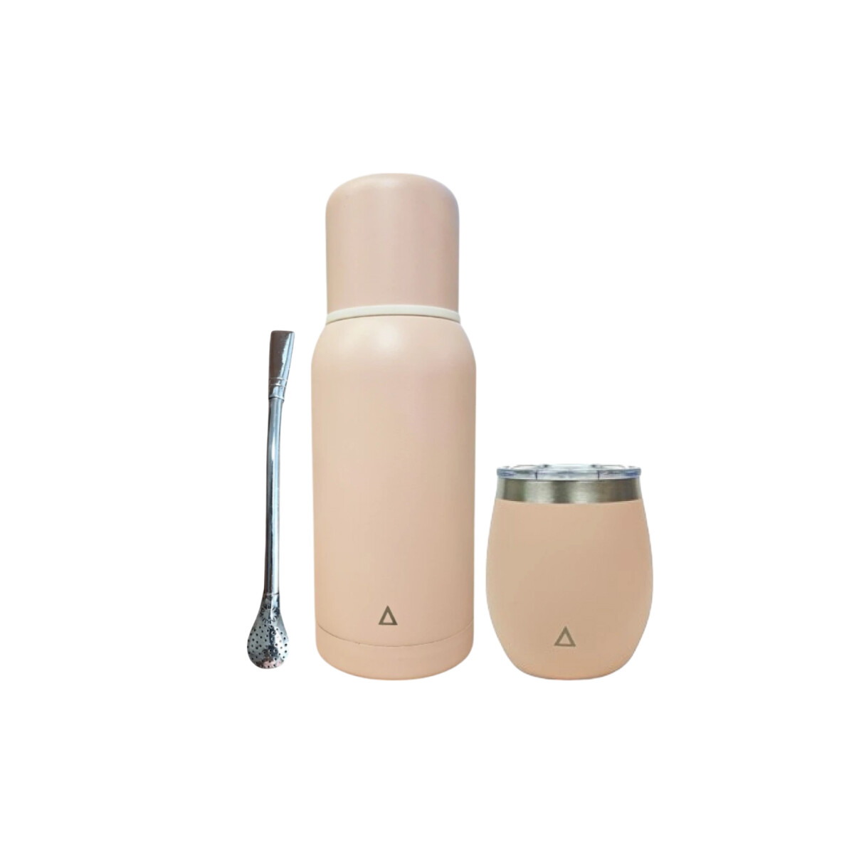 Kit Matero Rosa, Termo 750ml y Mate 