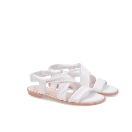 SANDALIAS VENET - CUERO BOLOGNA BLANCO