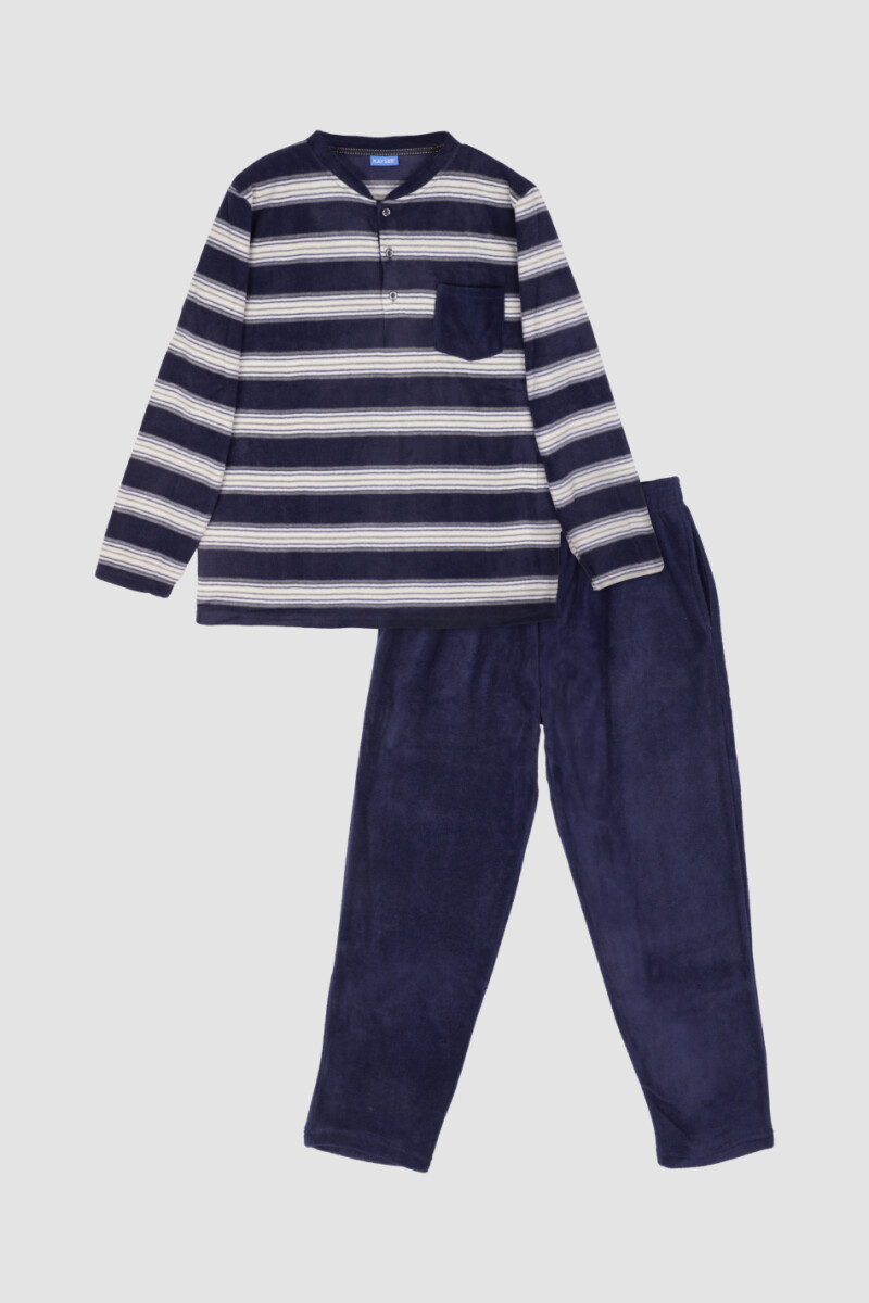 PIJAMA POLAR OLAVO - GRIS 