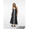 VMDENISE SINGLET ANKLE DRESS WVN BTQ GA BLACK
