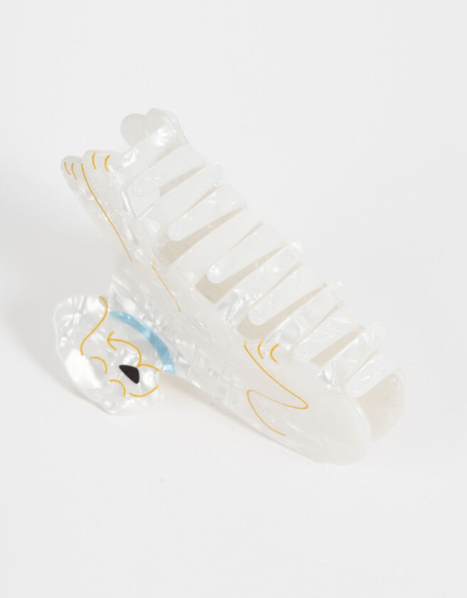 Broche Animalito Broche Acrílico Perrito - Blanco Crudo