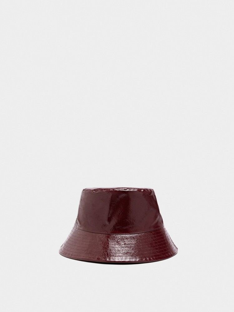 Gorro Bucket Reversible burdeos