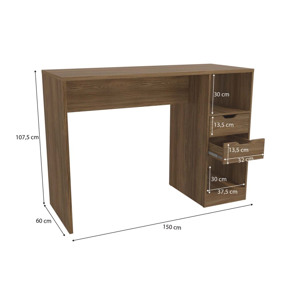 BARRA/DESAYUNADOR 40 CM MDF-Y-MDP NATURAL-BEIGE CURVE