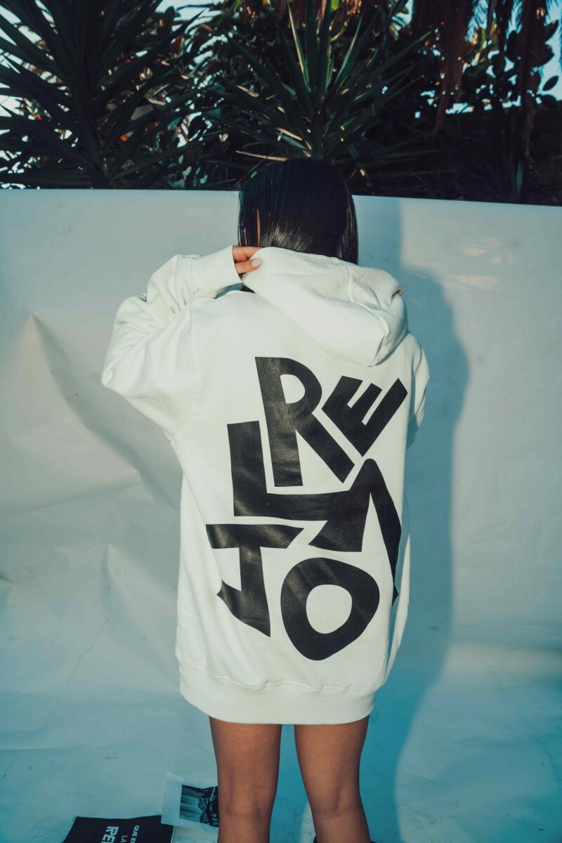 Hoodie Quilombito Blanco