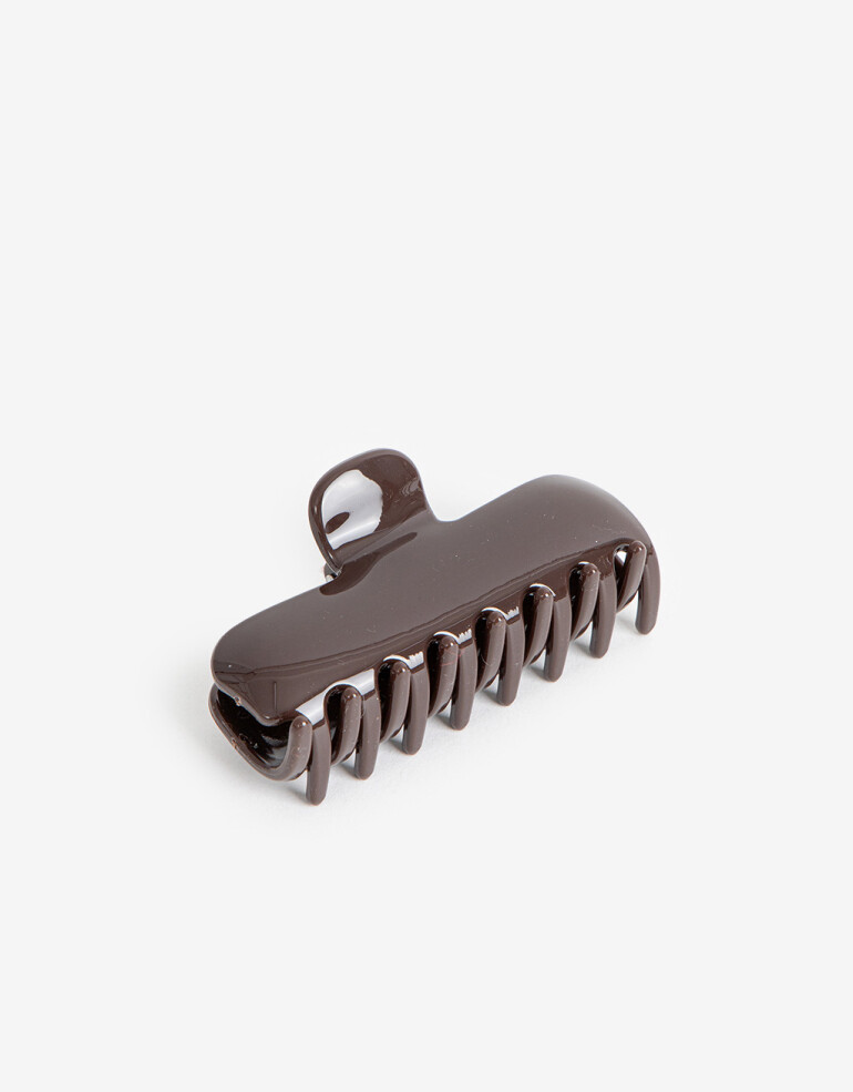 Broche Acrilico Marron Chocolate