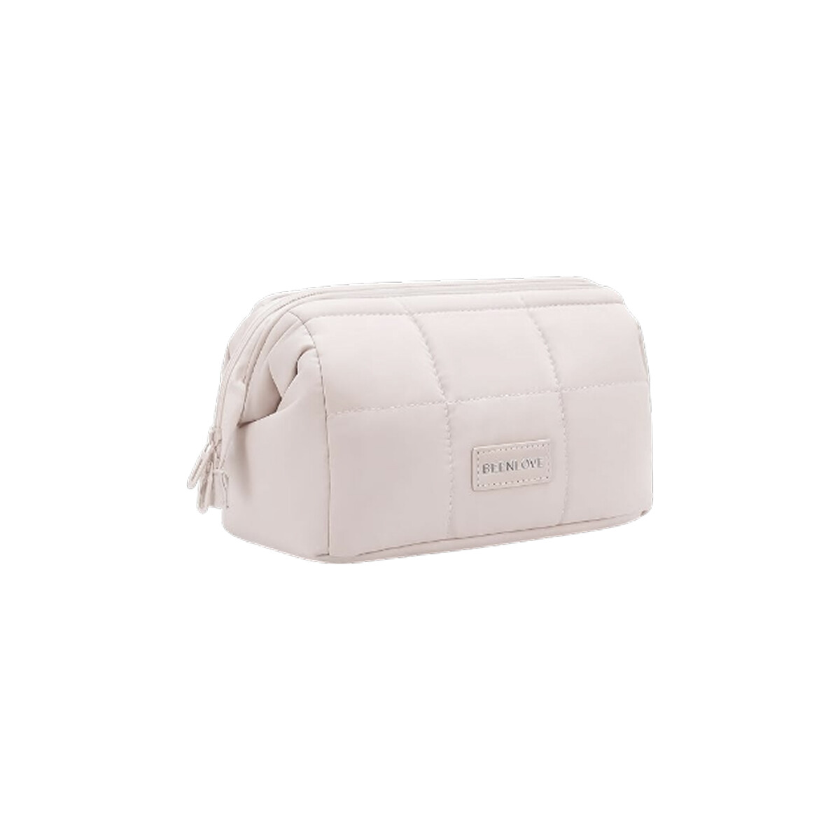 Neceser puffer impermeable chico - Beige 