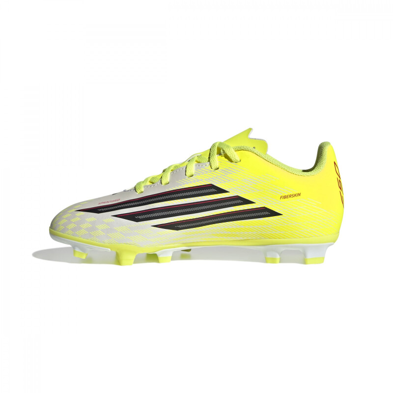 Championes Adidas Futbol F50 CLUB FG/MG J Niños JS1482 Amarillo Fluor-negro