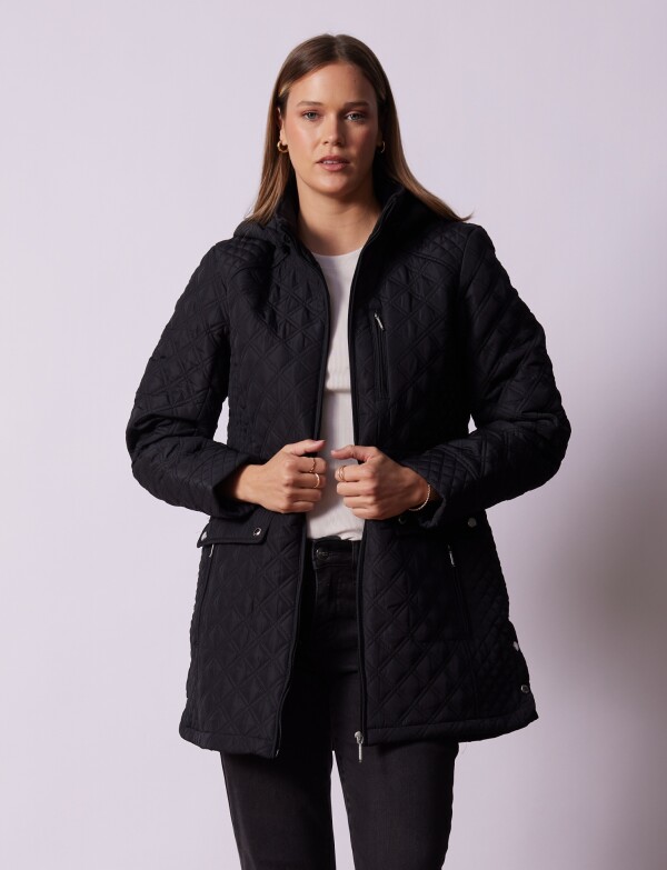 Campera Capitoneada NEGRO