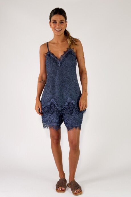 SHORT TULUM Azul