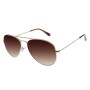 Lentes De Sol Chilli Beans Aviador - Unisex Gradiente Marón/Dorado