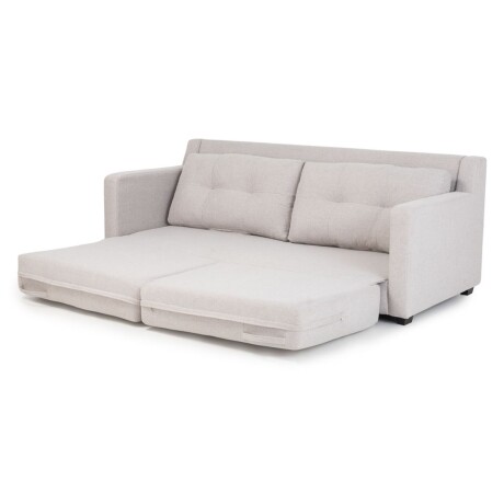 Sofá Cama Nizza - Tela Rústica 14000 (Beige)