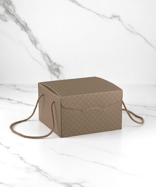 Caja secreto con cordon 24,5x24,5x15 - 37286 - MATELASSE CUOIO Caja secreto con cordon 24,5x24,5x15 - 37286 - MATELASSE CUOIO