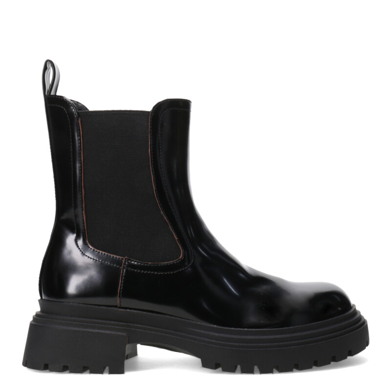 Bota de Mujer Miss Carol HARPERS tipo chelsea con elasticos laterales Negro
