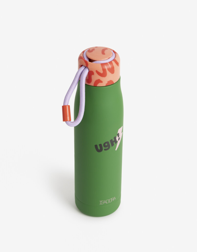 Artículos cocina Botellas Botella Metálica Estampada - Verde Esmeralda