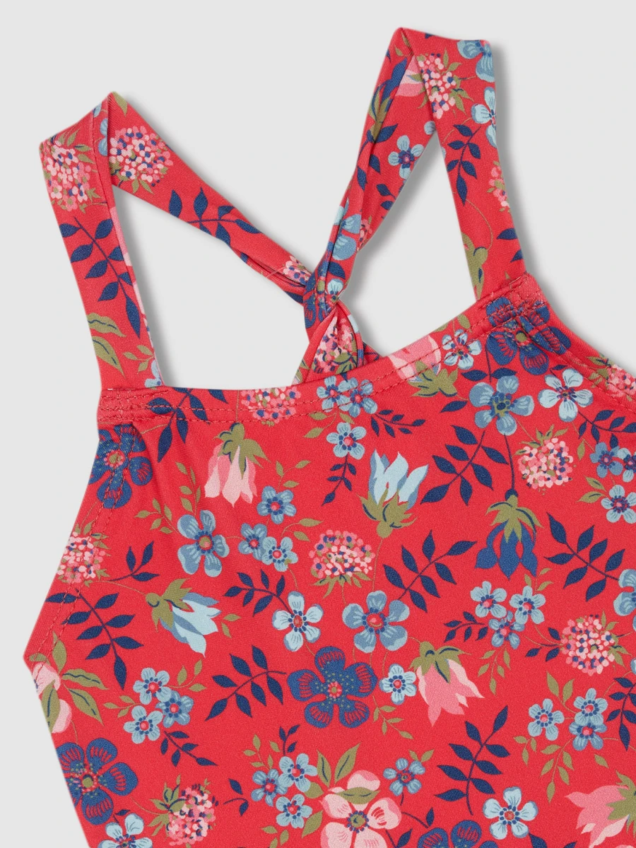 Traje De Baño Liberty Fresa Brillante