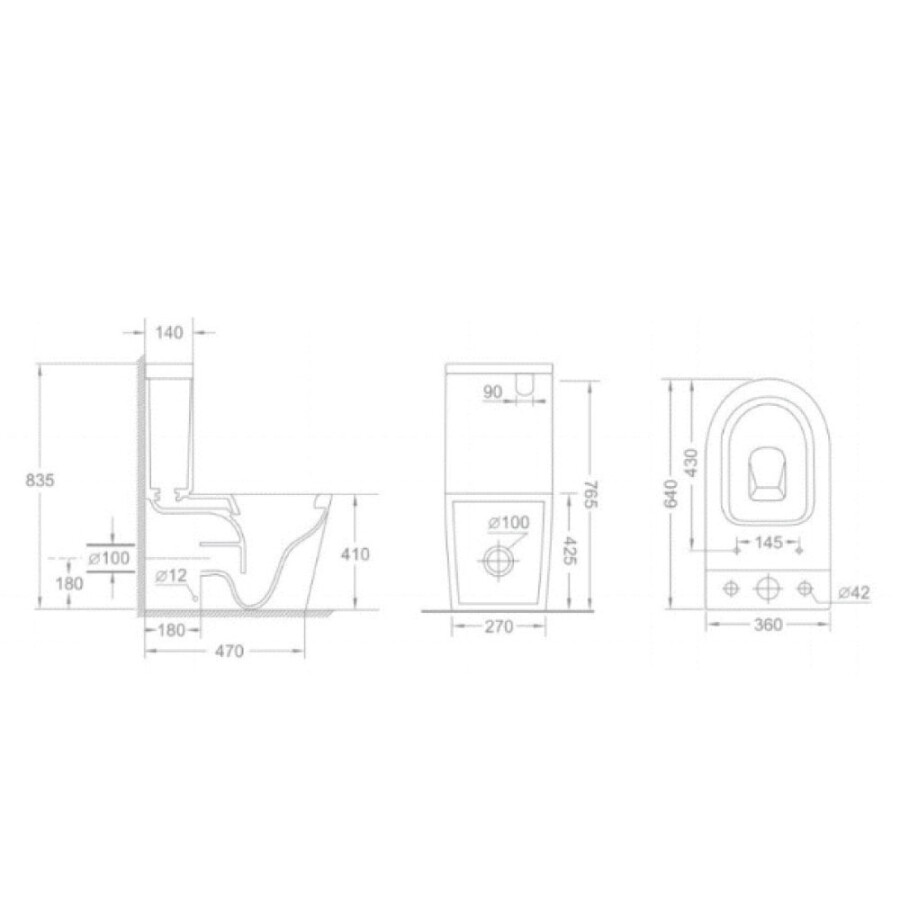 Inodoro Largo New Sevilla Inodoro Largo New Sevilla