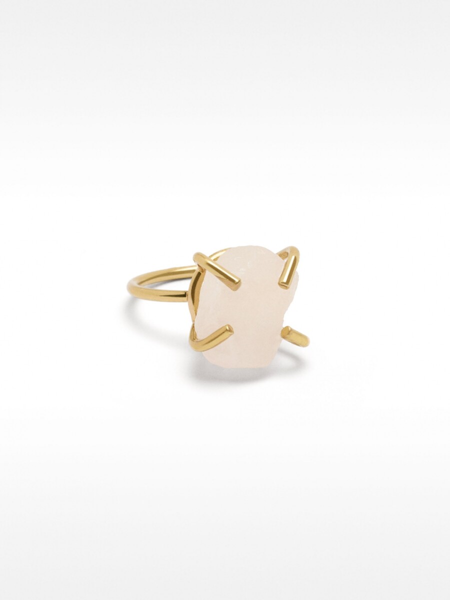 Anillo Con Piedra rosa