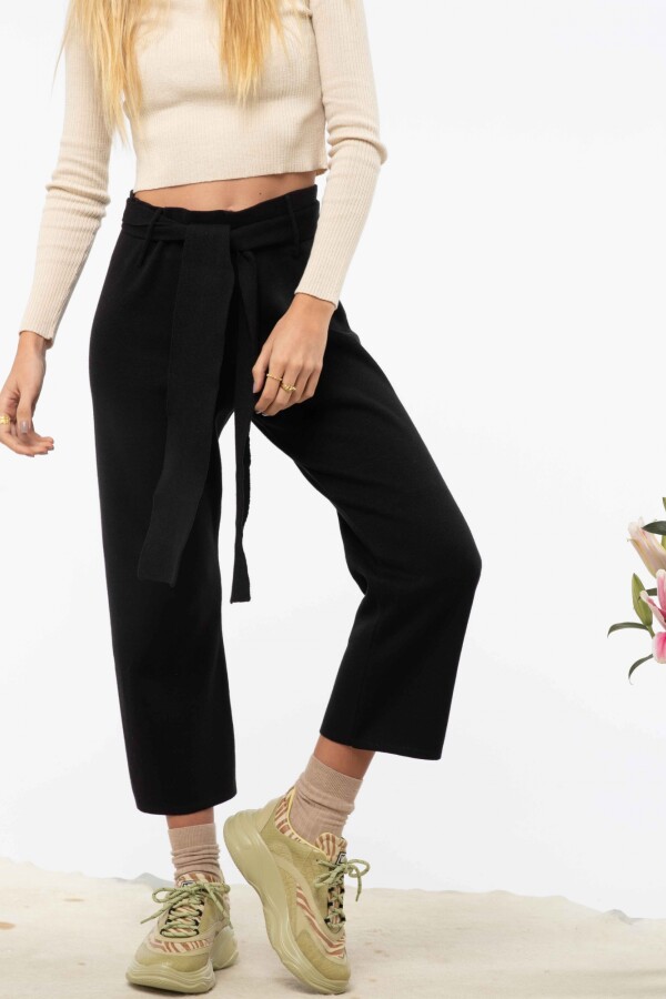 Pantalón Comfy Tejido Negro