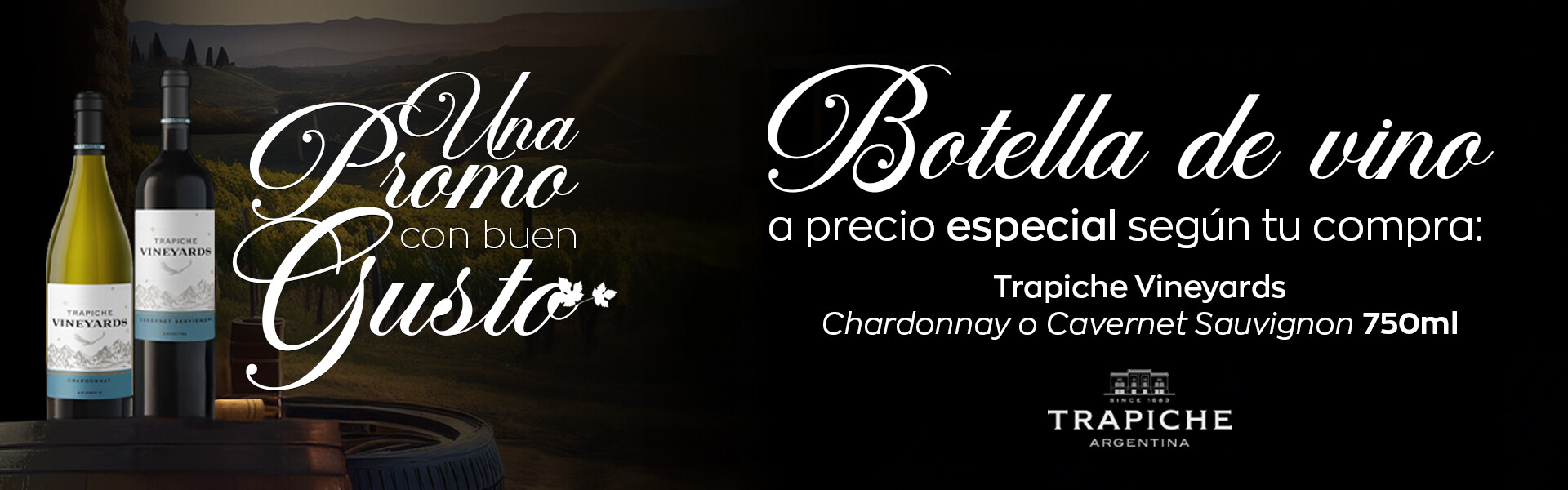 Promo Botella de Vino