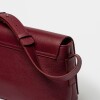 Bandolera Hana En Cuero Graneado Bordeaux