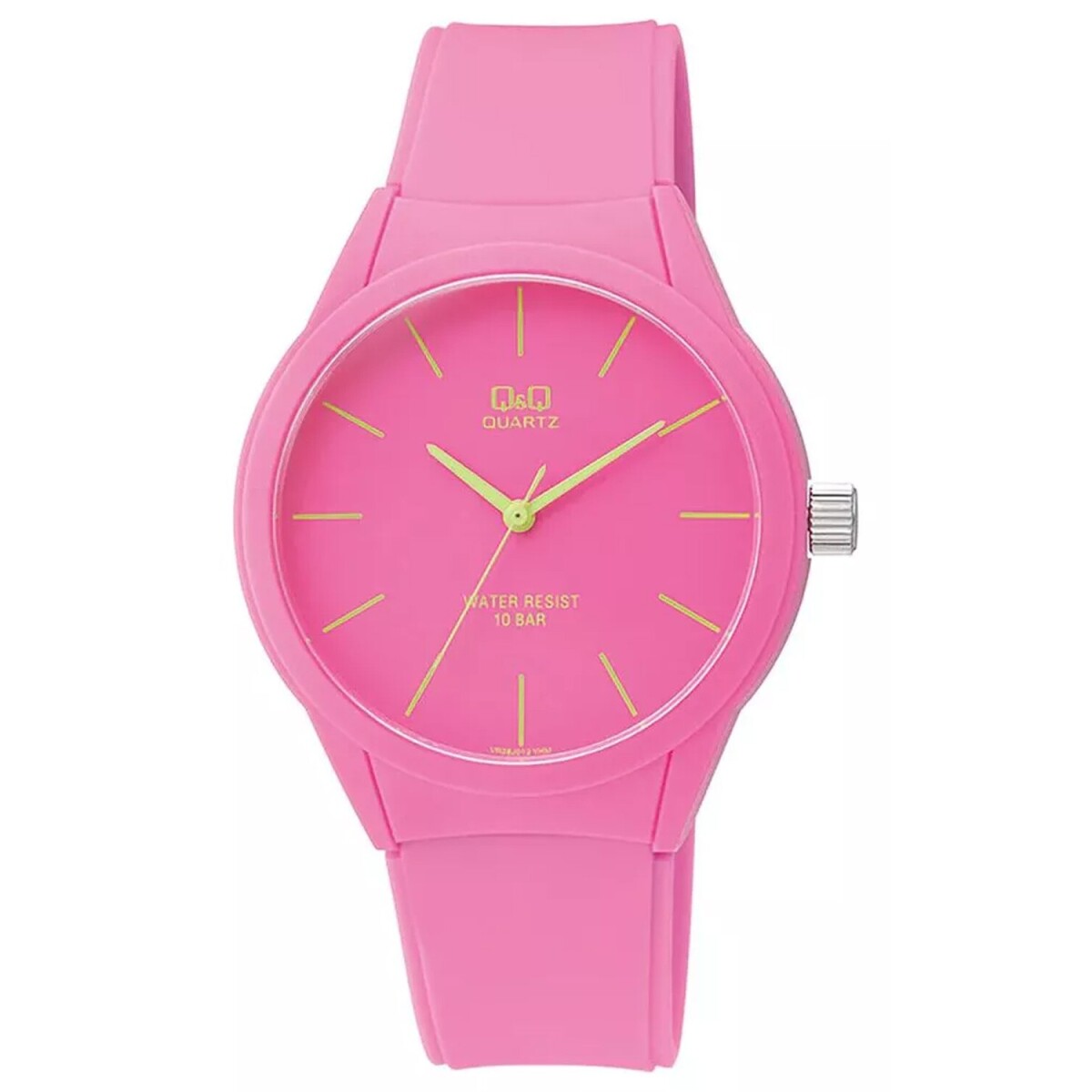 Reloj Análogo Q&Q VR28J012Y Resistente Al Agua - Rosa,Rosa,Rosa 