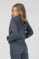 Campera algodón frisa Azul