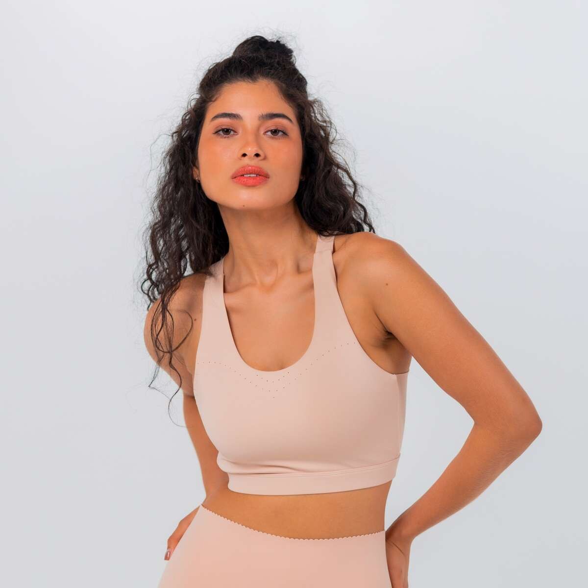Top Ztek Roxie de Mujer - Crema 