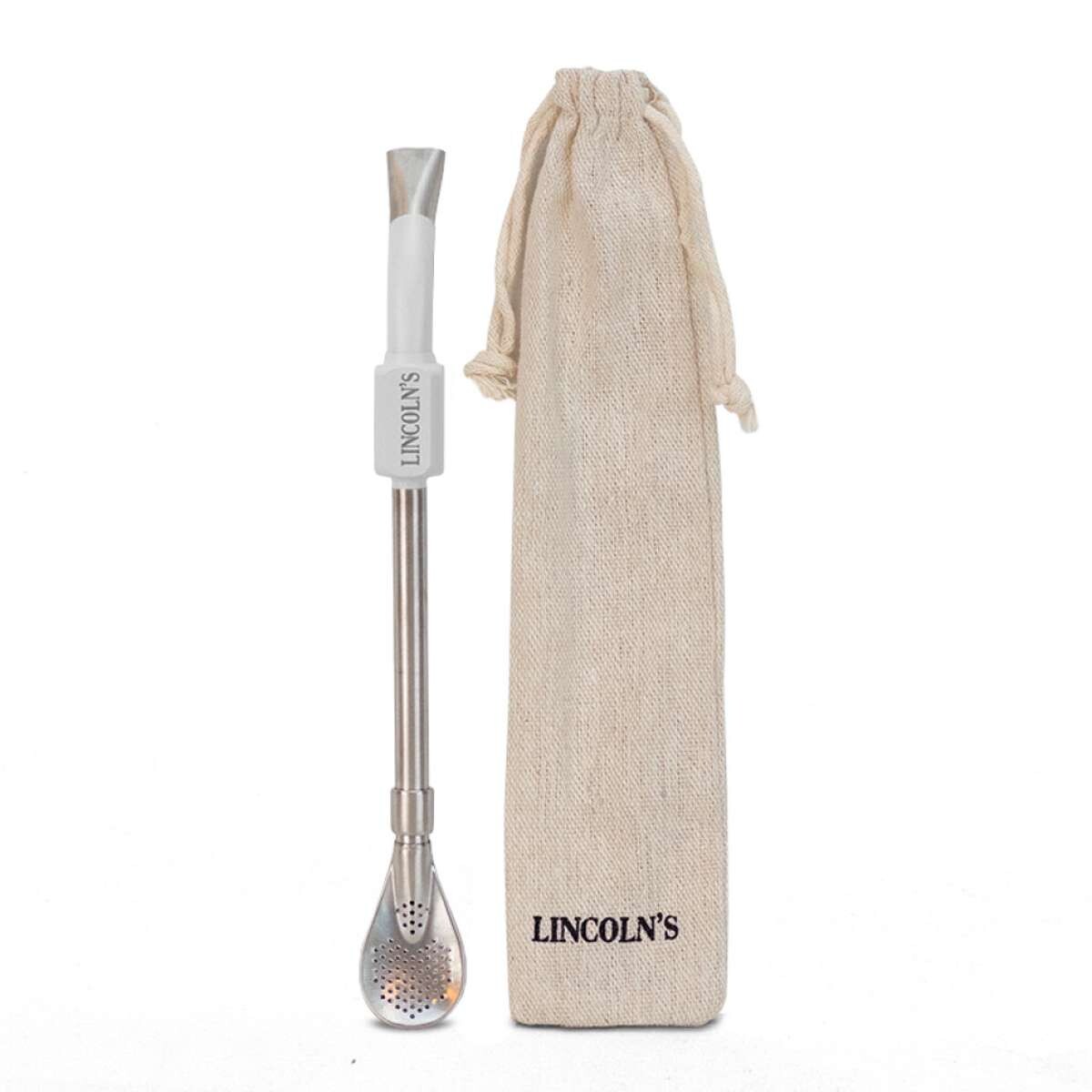 Bombilla Galactic Acero Inoxidable - Blanco 