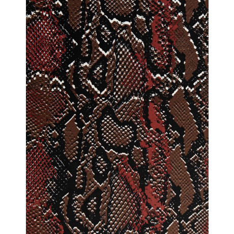 Pañuelo De Material Reciclado Snake Marron Chocolate