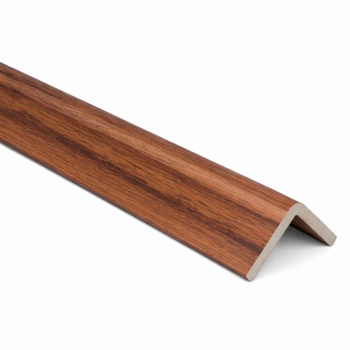 PERFIL ANGULO - TERMINACION WPC INTERIOR MARRON OSCURO 2,90 MT 