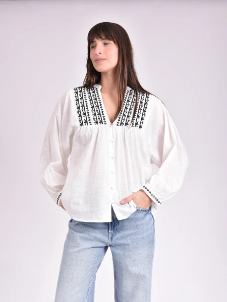 CAMISA MAGNOLIA OFF WHITE